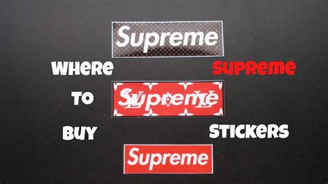 supreme stickers real